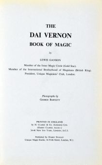 The Dai Vernon Book of Magic