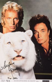 Siegfried & Roy Signed Poster