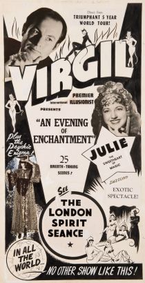 Virgil, an Evening of Enchantment Original Poster Artwork