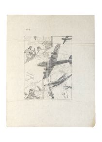 Walter Gibson WWII Original Sketches