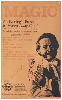 An Evening's Brush to Sweep Away Care with Bob Olson Poster (Signed)