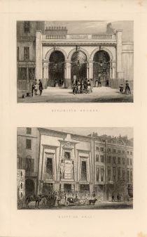 Egyptian Hall and Burlington Arcade Engraving