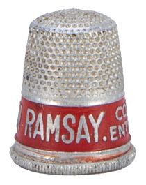 John Ramsay Advertising Thimble