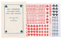 Dry Transfer Playing Card Pips and Indices