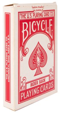 Jumbo Rider Back Playing Cards (Red)