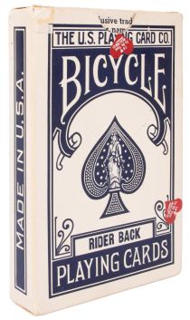 Vintage Bicycle Rider Back Jumbo Playing Cards