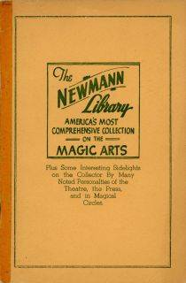 The Newmann Library: America's Most Comprehensive Collection of the Magic Arts