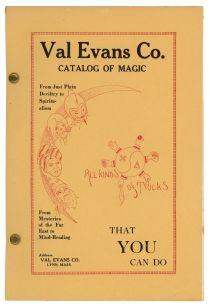 Val Evans Co. Catalog of Magic