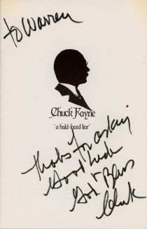 A Bald-Faced Liar (Inscribed and Signed)