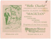 Charles Nagle Advertisement