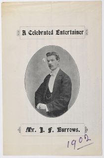 Mr. J.F. Burrows: A Celebrated Entertainer