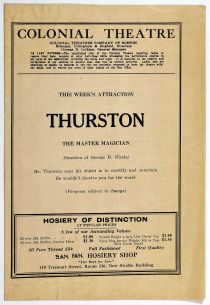 Colonial Theatre Presents Thurston