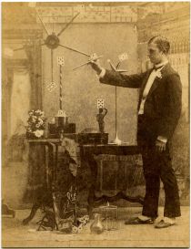 Magician with Wand Card Photograph