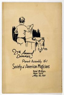 Society of American Magicians 27th Annual Dinner Program