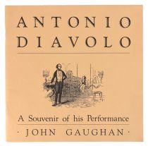 Antonio Diavolo: A Souvenir of his Performance, Signed