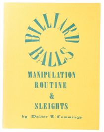 Billiard Balls Manipulation Routine & Sleights, Inscribed and Signed