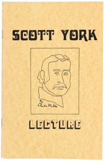 Scott York: Lecture, Inscribed and Signed