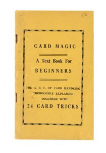 Card Magic, A Text Book for Beginners