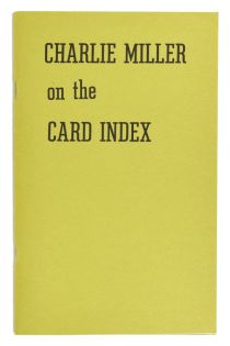 Charlie Miller on the Card Index