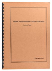 Three Professional Card Routines (Inscribed and Signed)