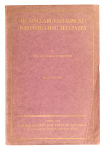 The Sinclair Experiments Demonstrating Telepathy