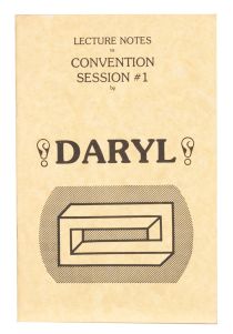 Lecture Notes to Convention Session #1