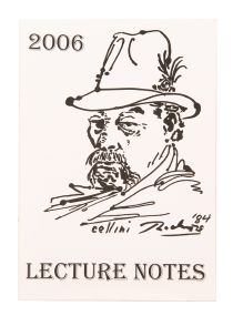 Cellini Lecture Notes 2006