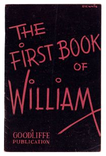 The First Book of William (Inscribed and Signed)