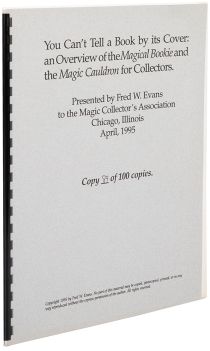 You Can't Tell a Book by Its Cover: an Overview of the Magical Bookie and the Magic Cauldron for Collectors