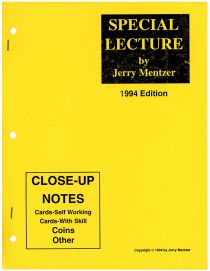 Special Lecture: Close-Up Notes