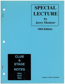 Special Lecture: Club & Stage Notes