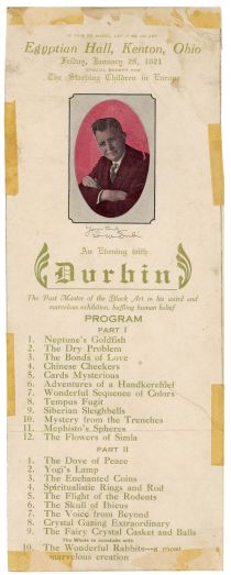 Durbin 1921 Program