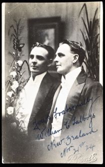 William G. Lalboys Postcard, Signed