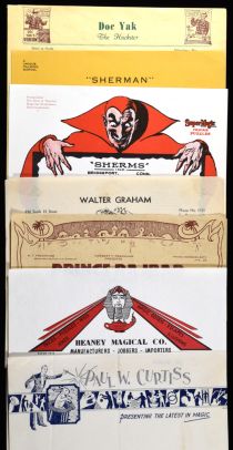 Seven Magician Letterheads
