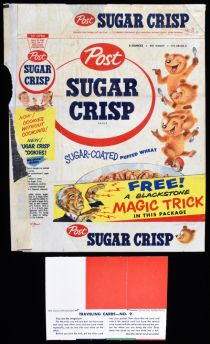 Blackstone Cereal Wrapper and Magic Trick