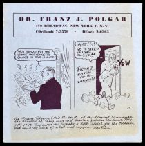 Dr. Franz J. Polgar Cartoon