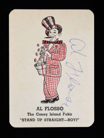 Al Flosso, The Coney Island Fakir (Signed)