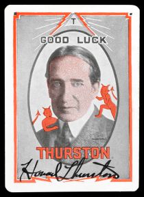Howard and Jane Thurston Good Luck Throw-Out Card