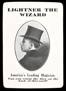 Lightner the Magician Throw-Out Card