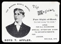 Boyd T. Appler Throw-Out Card