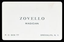 Zovello, Magician Throw-Out Card