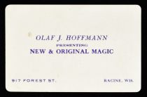 Olaf Hoffmann Throw-Out Card