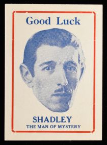 Shadley, the Man of Mystery Good Luck Card