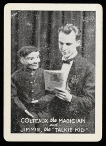 Colteaux the Magician and Jimmie, the Talkie Kid Throw-Out Card