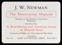 J.N. Newman Throw-Out Card