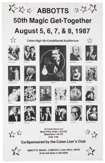 Abbott's 50th Magic Get-Together Window Card