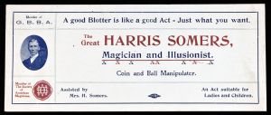 The Great Harris Somers Blotter
