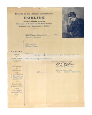 Robline Letter, Signed