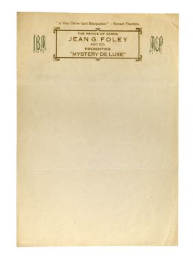 Jean G. Foley Letterhead