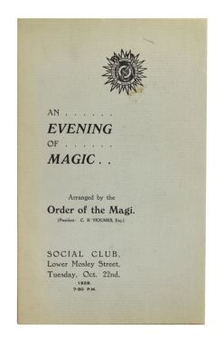 An Evening of Magic Program